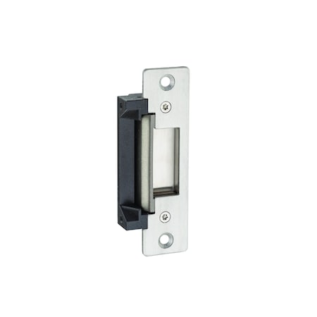 Locknetics 9/16" Field Selectable 12 /24 Volt Cylindrical Electric Strike with Round and Square Faceplates CS450US32D